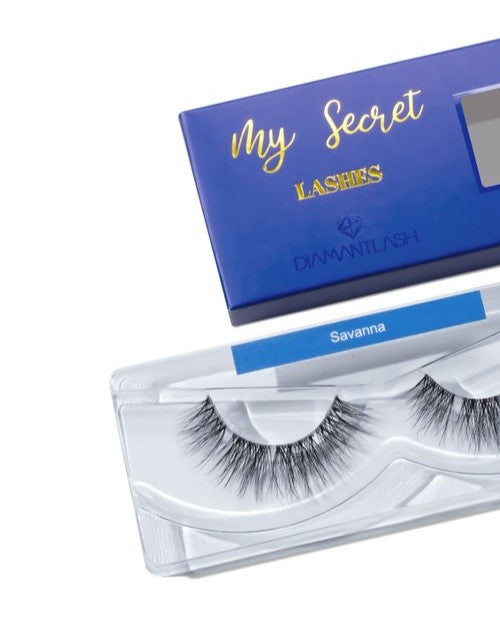 SAVANNA - Natural Doll Eye Look with Unique Crinkle Effect - DIY Eyelash Extensions