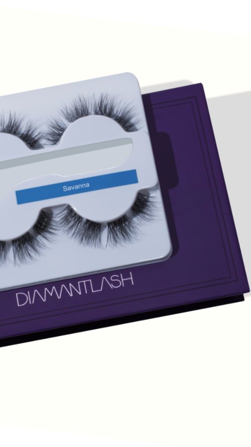 SAVANNA - Natural Doll Eye Look with Unique Crinkle Effect - DIY Eyelash Extensions