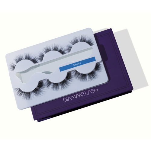 SAVANNA - Natural Doll Eye Look with Unique Crinkle Effect - DIY Eyelash Extensions
