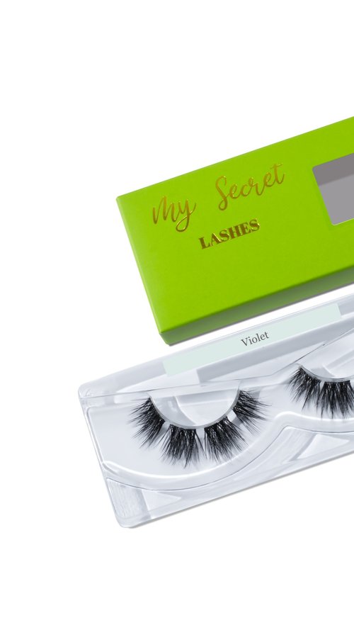 VIOLET  - Short-Medium Length Volume for a Dramatic Yet Daily Look - DIY Eyelash Extensions