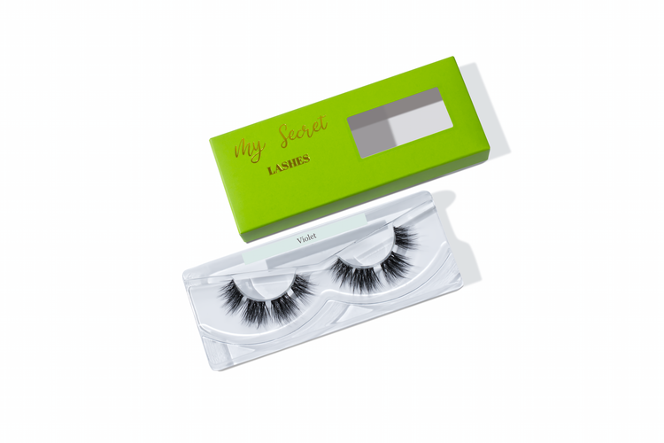 VIOLET  - Short-Medium Length Volume for a Dramatic Yet Daily Look - DIY Eyelash Extensions